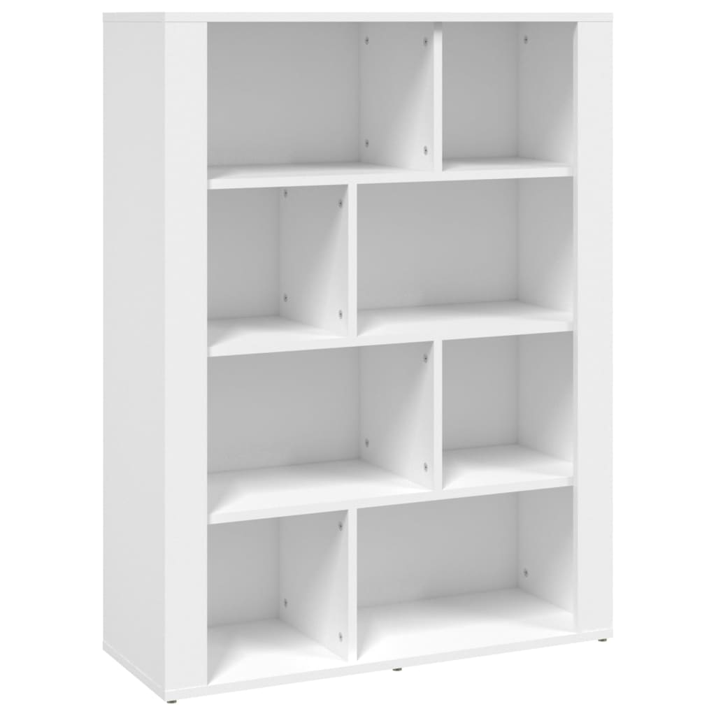vidaXL Servantă, alb, 80x30x106 cm, lemn prelucrat