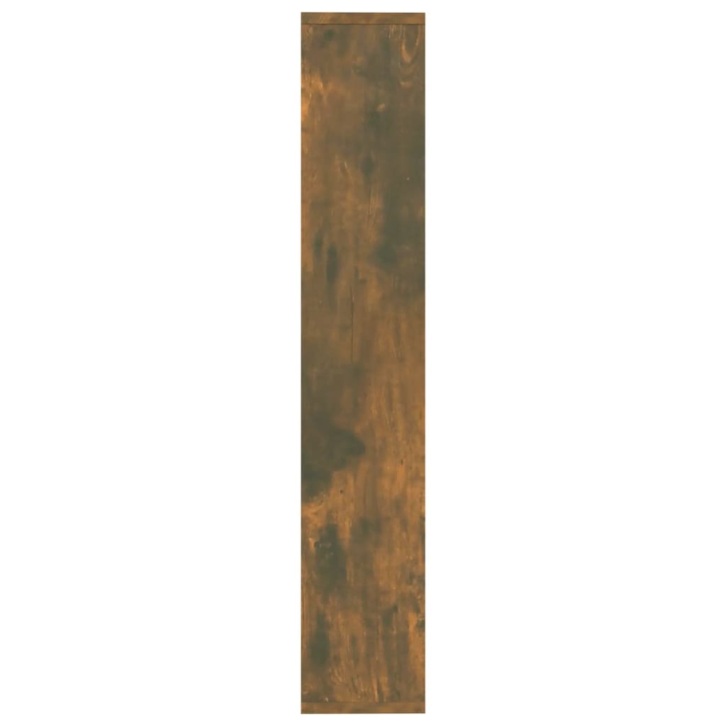 vidaXL Raft de perete, stejar fumuriu, 36x16x90 cm, lemn prelucrat