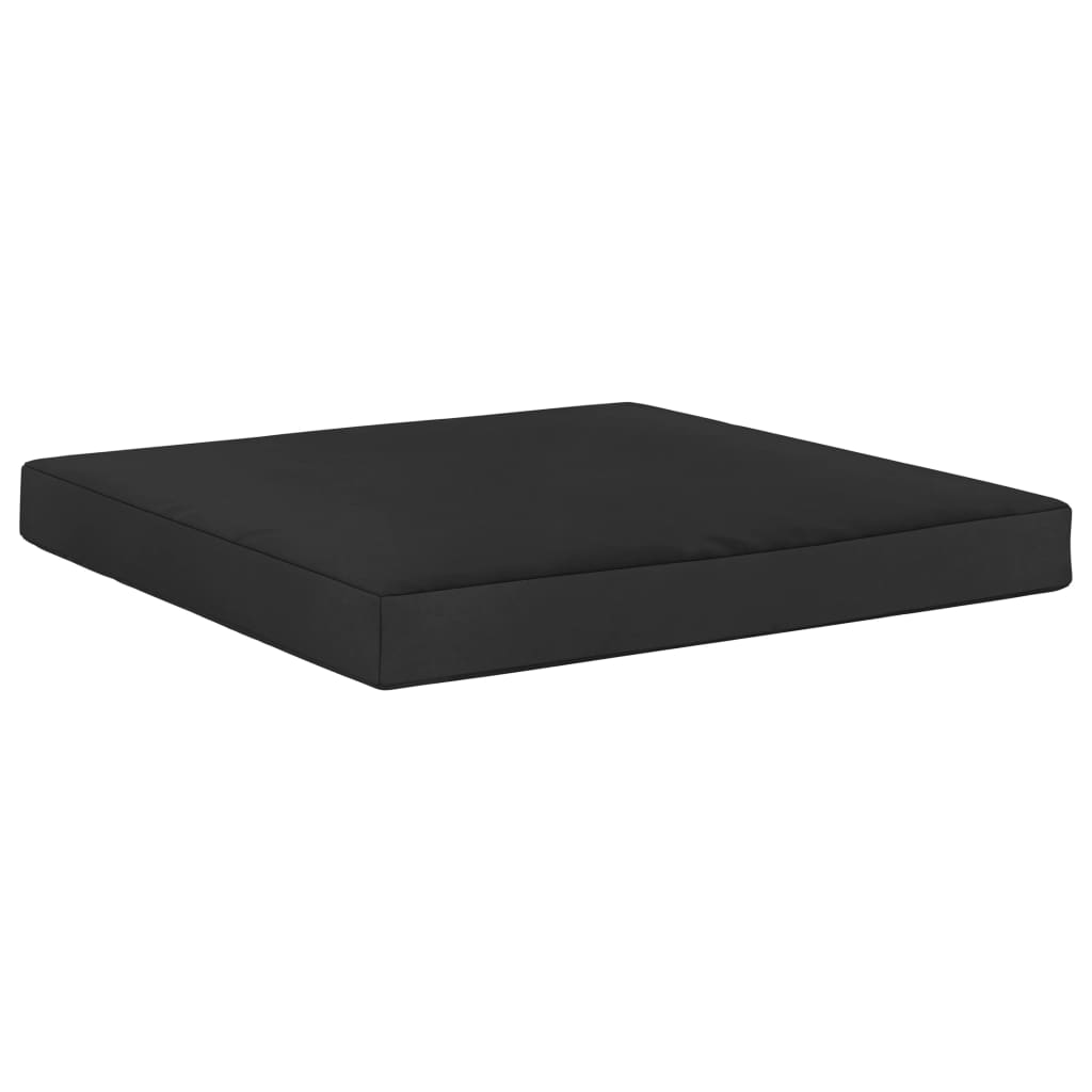 vidaXL Pernă canapea din paleți, negru, 60 x 61,5 x 6 cm, textil