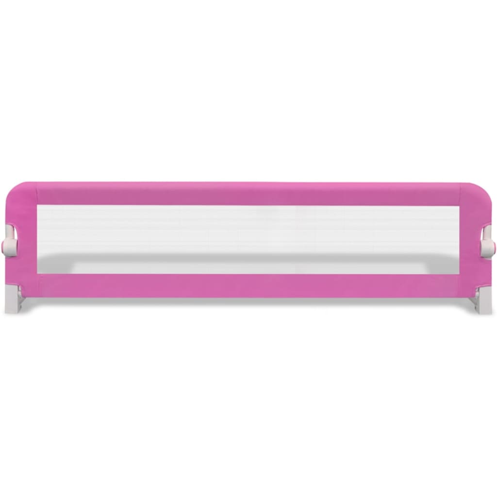 vidaXL Balustradă de protecție pat copii, 2 buc., roz, 150x42 cm