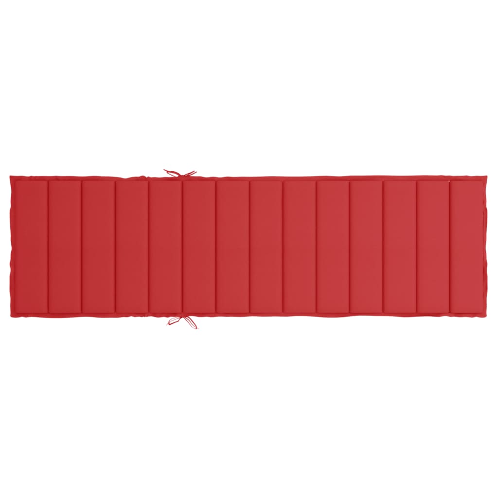 vidaXL Pernă de șezlong, roșu, 200x70x3 cm, textil oxford