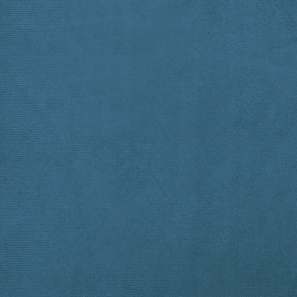vidaXL Pat pentru câini cu extensie, albastru, 100x50x30 cm, catifea