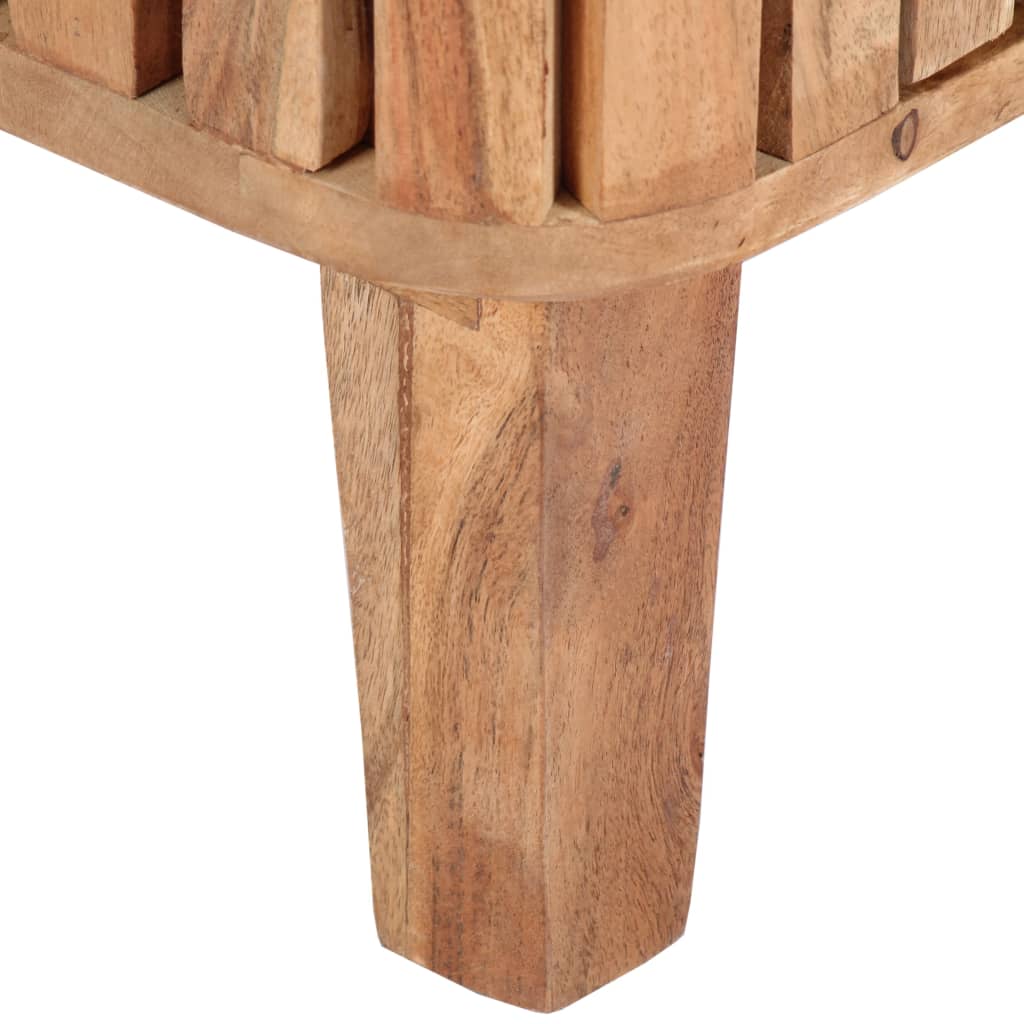 vidaXL Servantă, 60 x 35 x 73 cm, lemn masiv de acacia