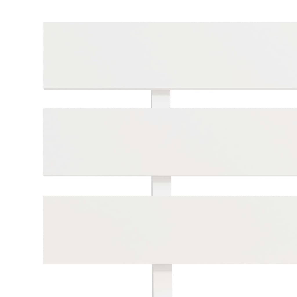 vidaXL Cadru de pat, alb, 90 x 200 cm, lemn masiv de pin