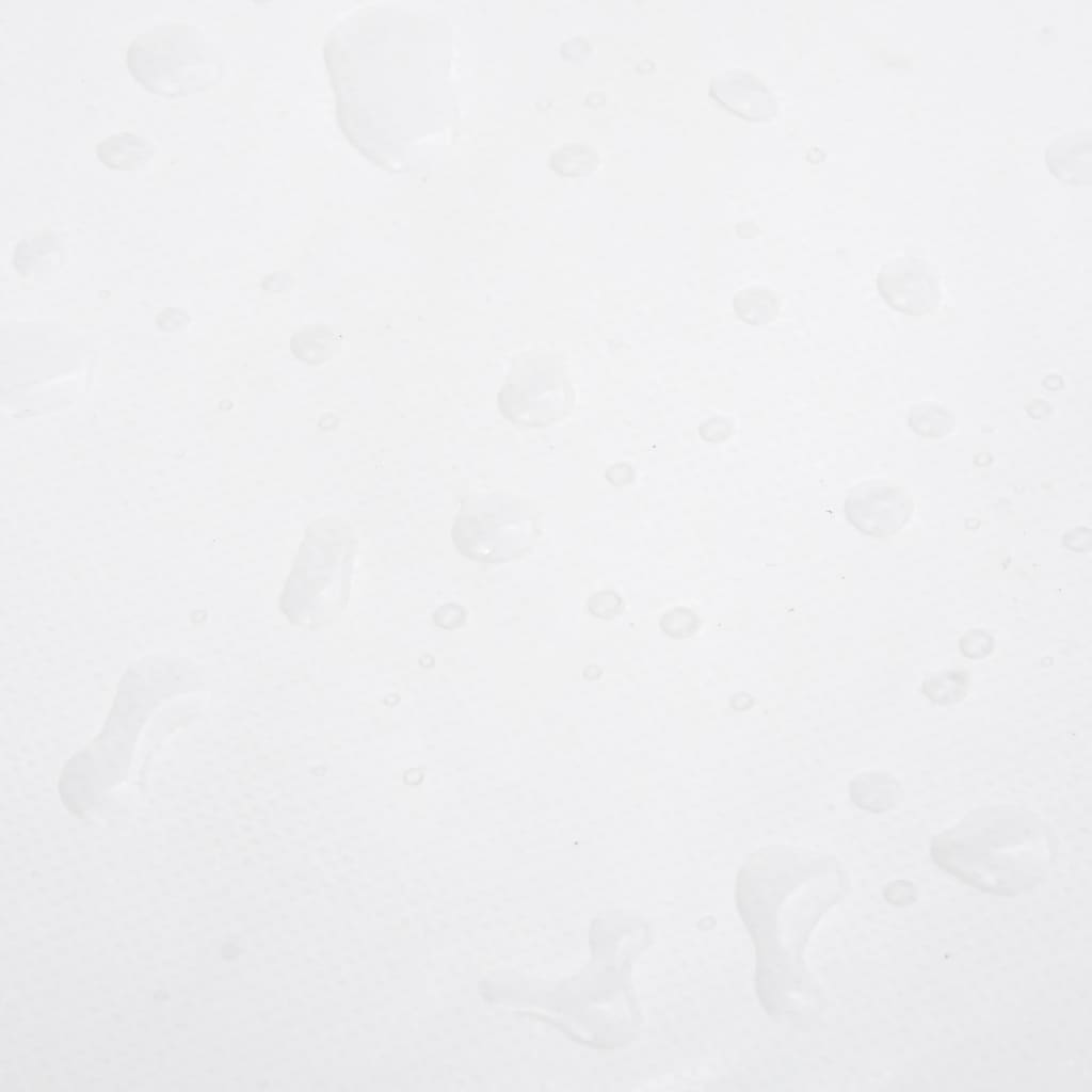 vidaXL Prelată, alb, 3,5x5 m, 650 g/m²