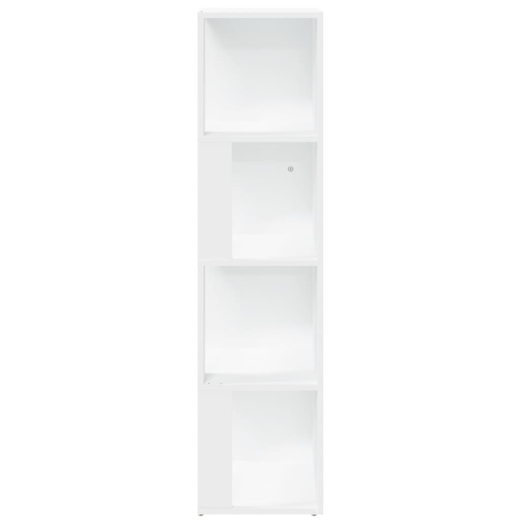 vidaXL Dulap de colț, alb, 33x33x132 cm, PAL