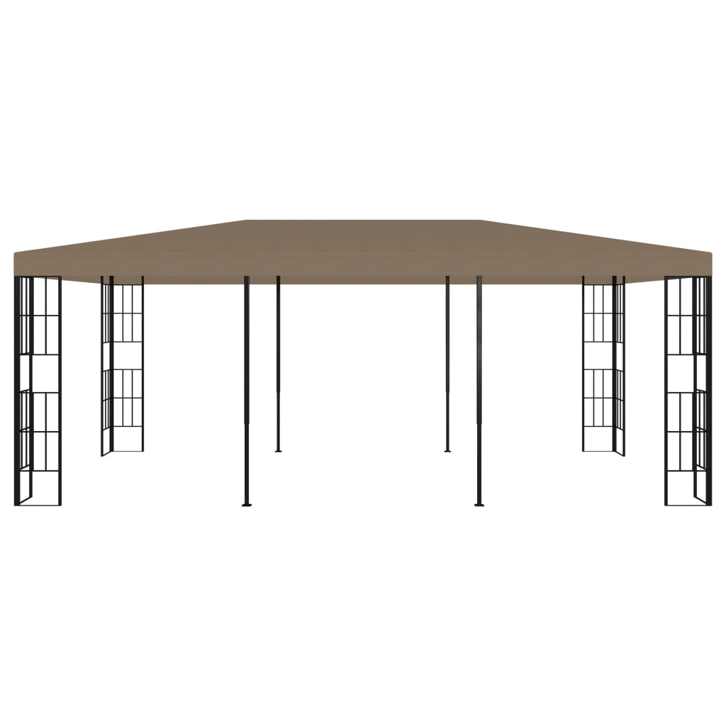vidaXL Pavilion, gri taupe, 6 x 3 m