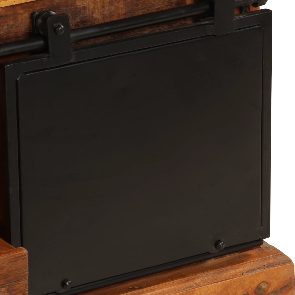 vidaXL Comodă TV, 110 x 30 x 45 cm, lemn masiv reciclat