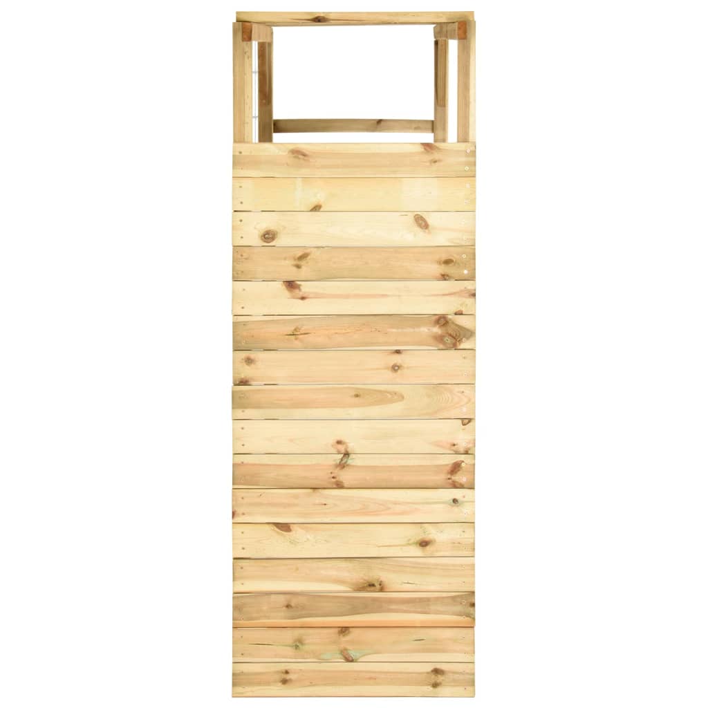 vidaXL Cadru de cățărare cu poartă de fotbal, 170x60x170 cm, lemn pin