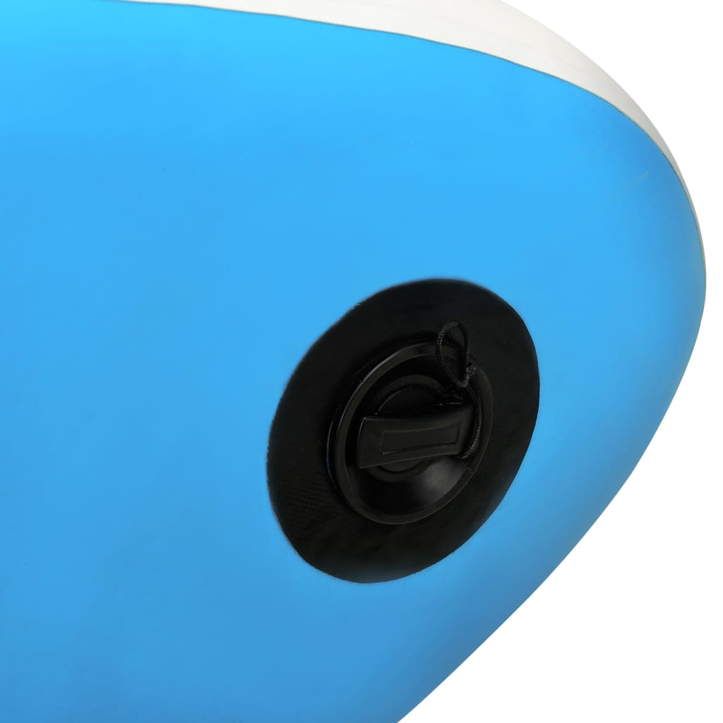 vidaXL Set de placă SUP gonflabilă, albastru, 320x76x15 cm
