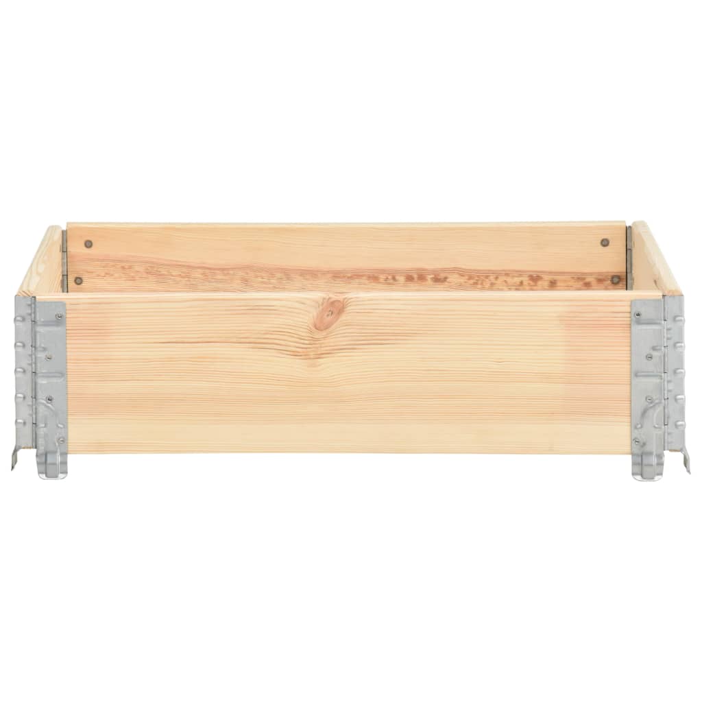 vidaXL Strat înălțat, 60 x 80 cm, lemn masiv de pin