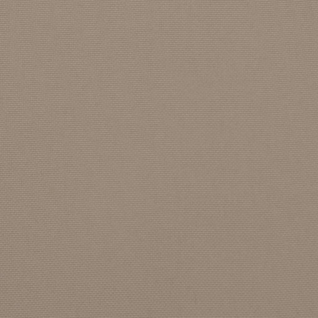 vidaXL Pernă pentru paleți, gri taupe, 60x61,5x10 cm, textil
