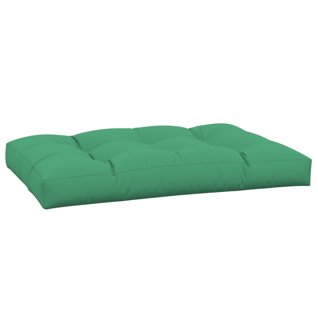 vidaXL Pernă pentru paleți, verde, 120x80x12 cm, textil