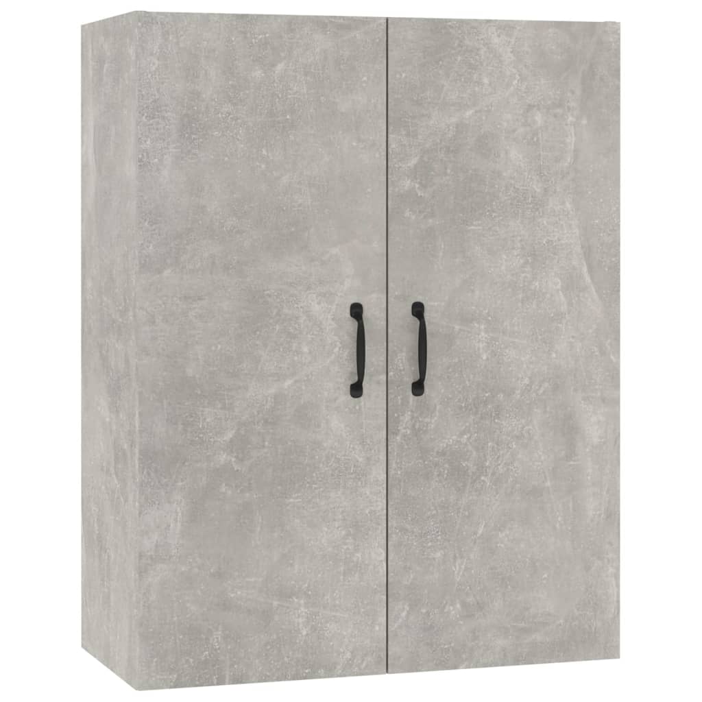 vidaXL Dulap suspendat, gri beton, 69,5x34x90 cm, lemn prelucrat