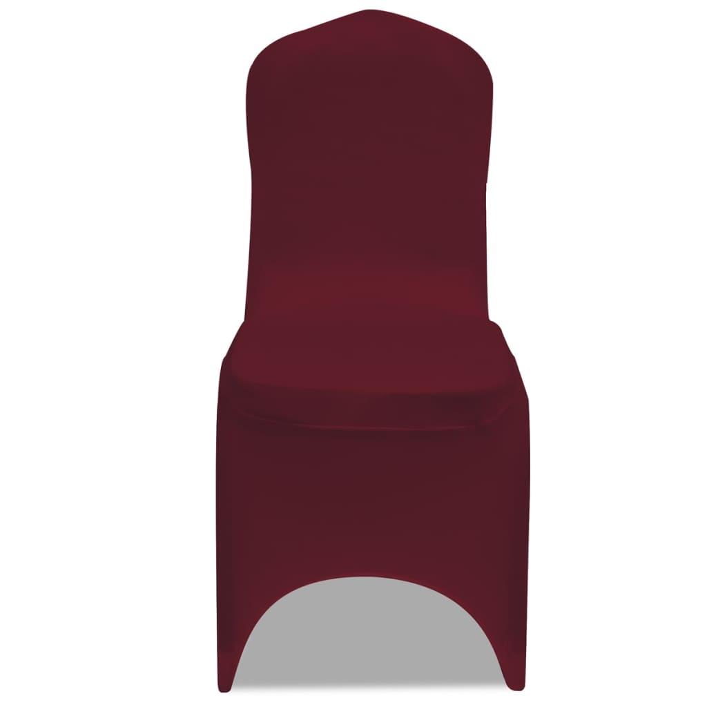 vidaXL Husă de scaun elastică, 6 buc., vișiniu