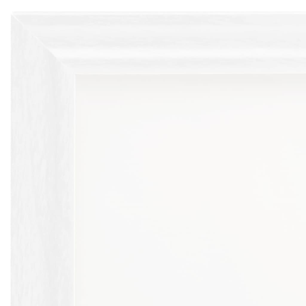 vidaXL Rame foto colaj pentru masă, 3 buc., alb, 18x24 cm, MDF