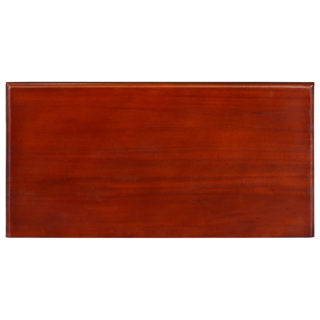 vidaXL Masă consolă, maro clasic, 60 x 30 x 75cm, lemn masiv de mahon