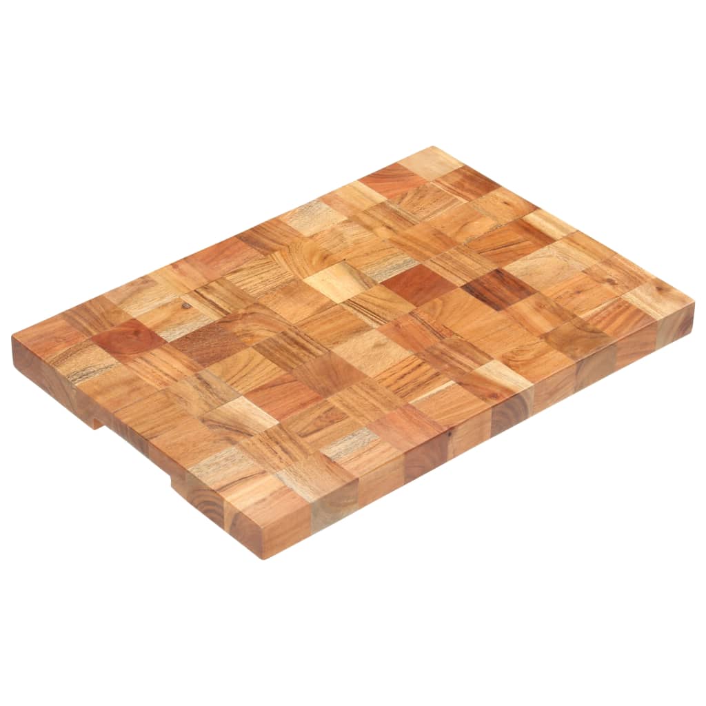 vidaXL Placă de tocat, 50 x 34 x 3,8 cm, lemn masiv de acacia