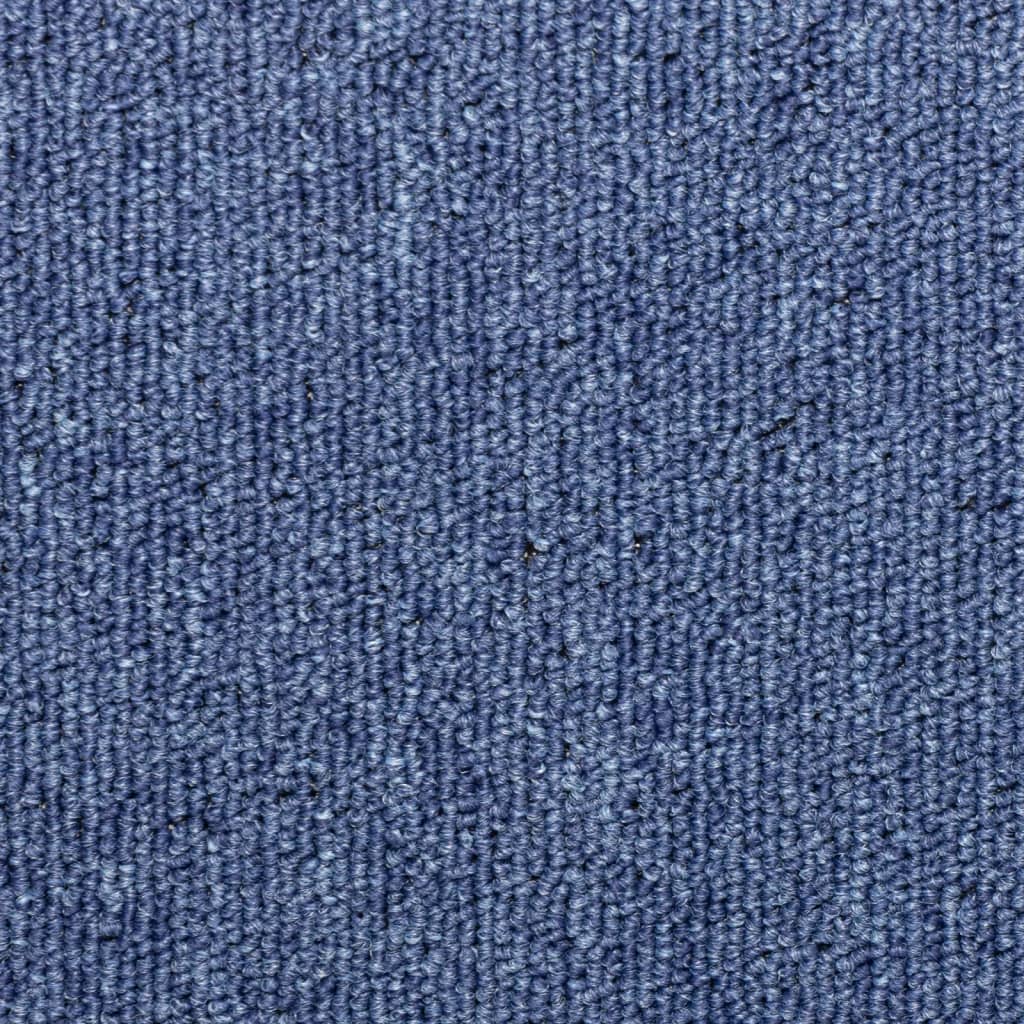 vidaXL Covorașe de scară, 10 buc., albastru, 65x21x4 cm