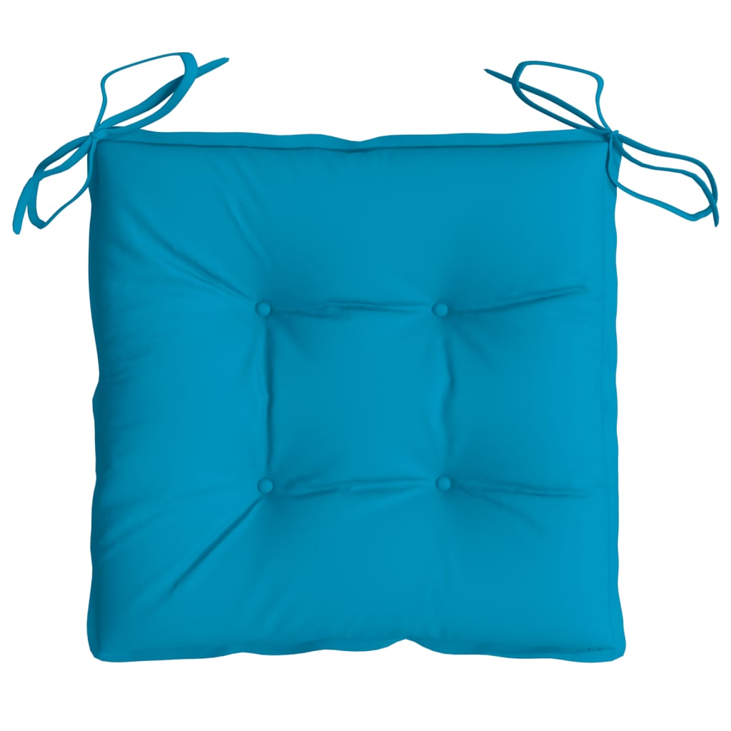 vidaXL Perne de scaun 4 buc. albastru deschis 50x50x7 cm textil oxford