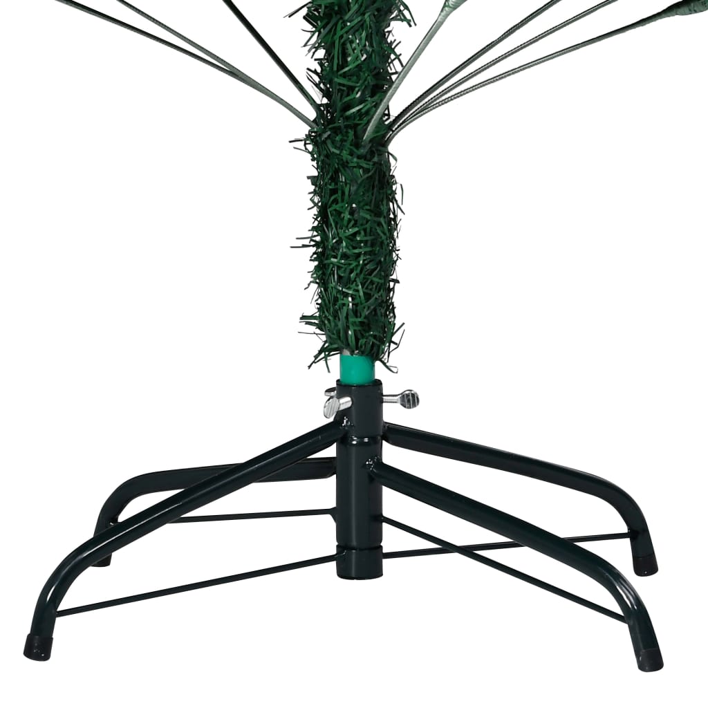 vidaXL Brad de Crăciun artificial cu ramuri groase, verde, 180 cm, PVC