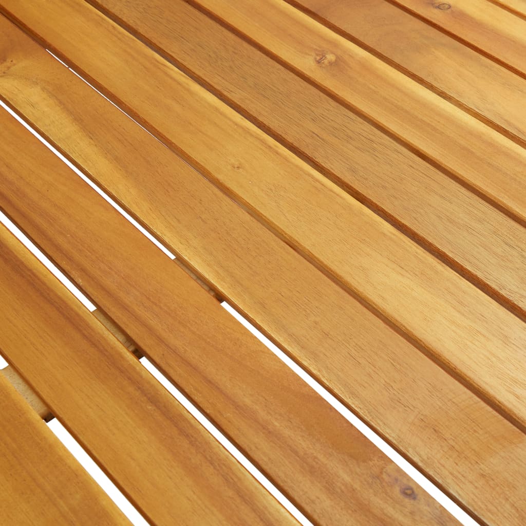vidaXL Masă de grădină, 200 x 90 x 74 cm, lemn masiv de acacia