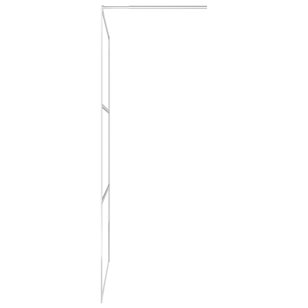 vidaXL Paravan de duș walk-in, 140 x 195 cm, sticlă ESG mată integral