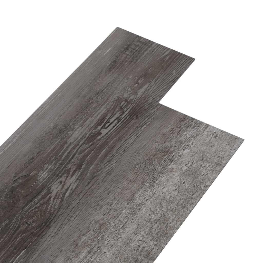 vidaXL Plăci de pardoseală, lemn cu dungi, 4,46 m², 3 mm, PVC