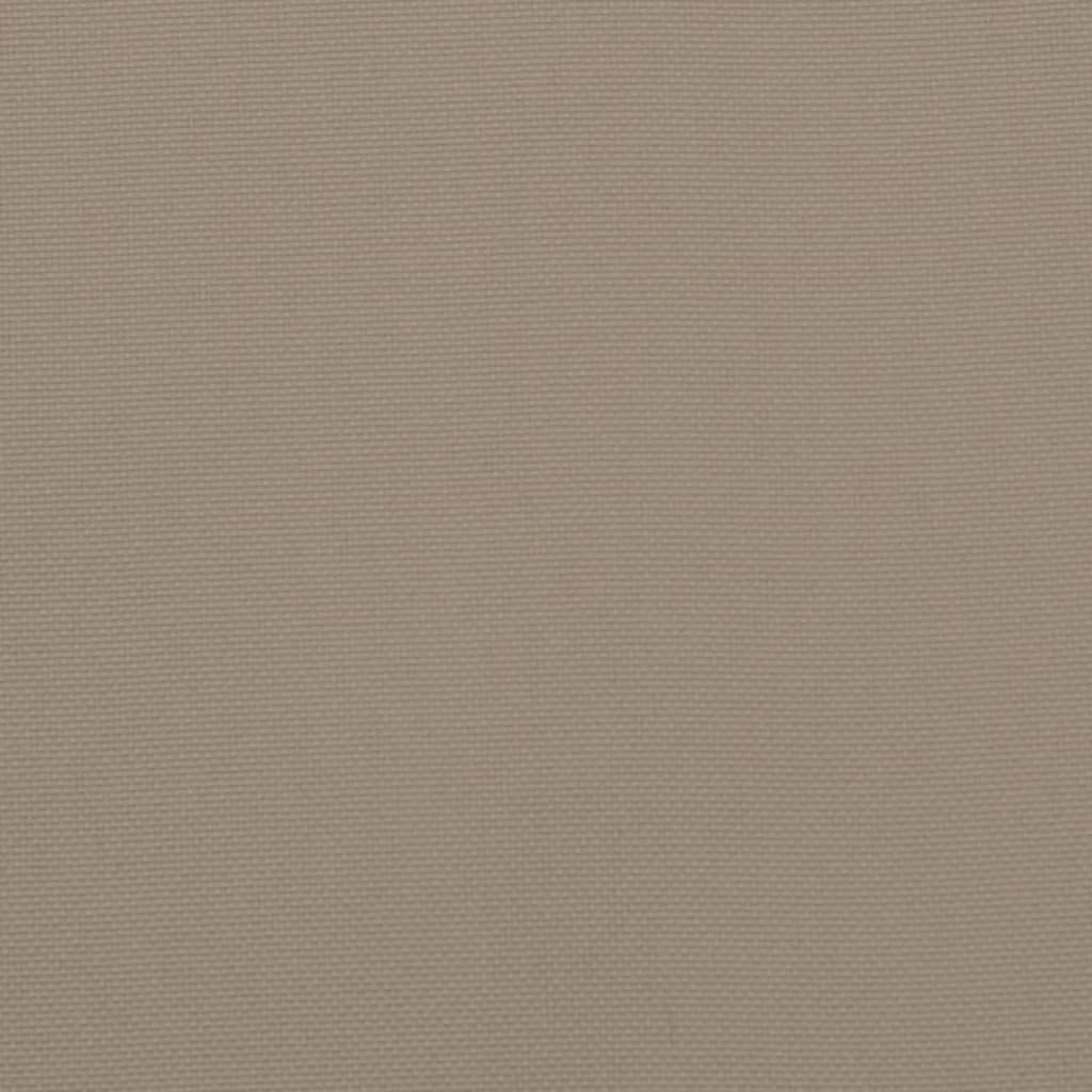vidaXL Perne de scaun, 2 buc., gri taupe, 50x50x7 cm, textil oxford