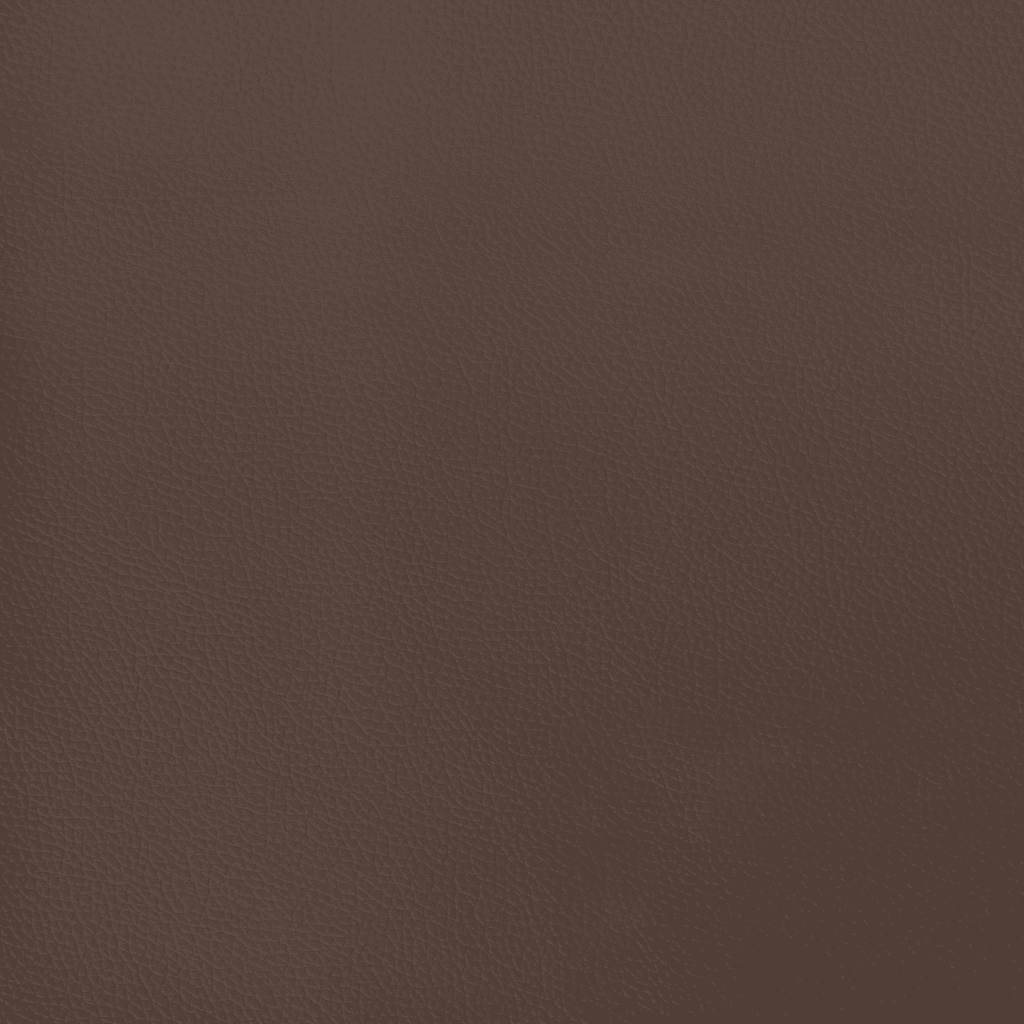 vidaXL Pat continental cu saltea și LED, maro, 80x200 cm, piele eco