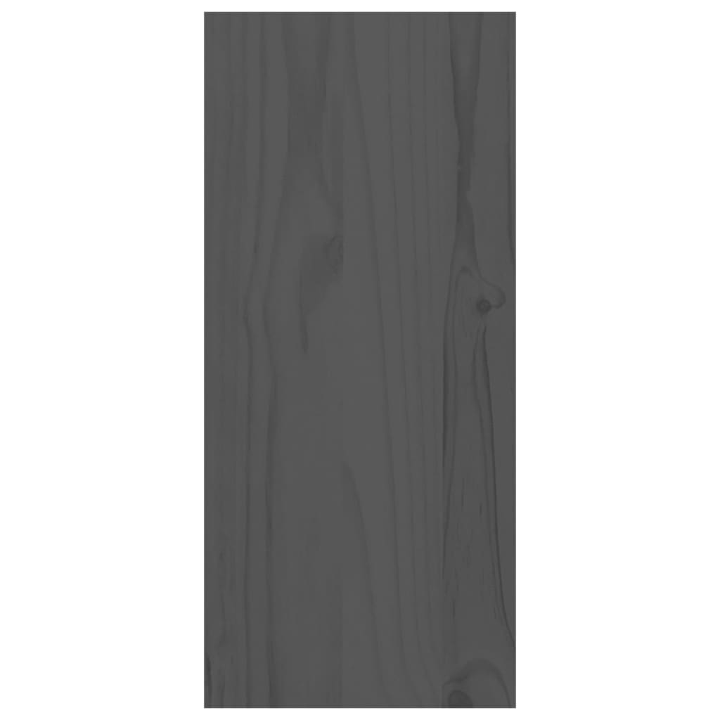 vidaXL Dulap de vinuri, gri, 56x25x56 cm, lemn masiv de pin