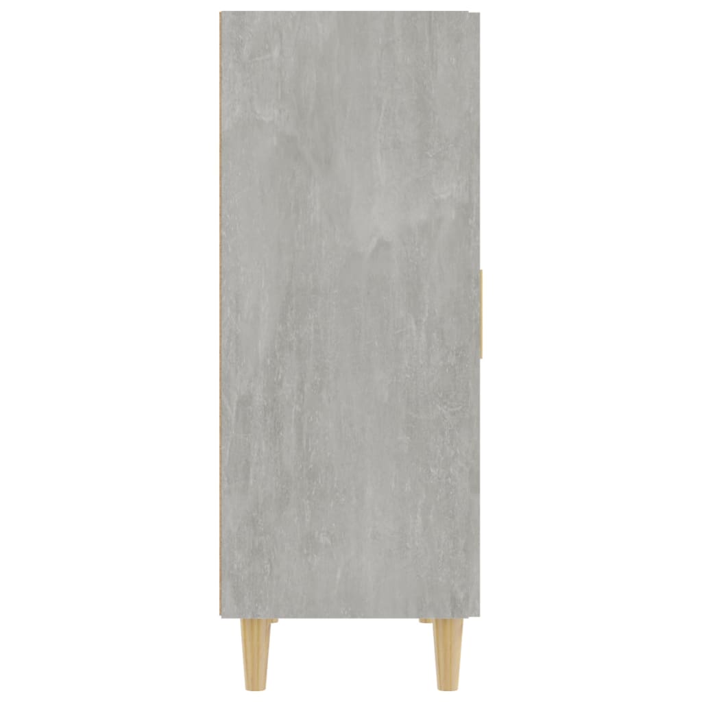 vidaXL Servantă, gri beton, 70x34x90 cm, lemn prelucrat