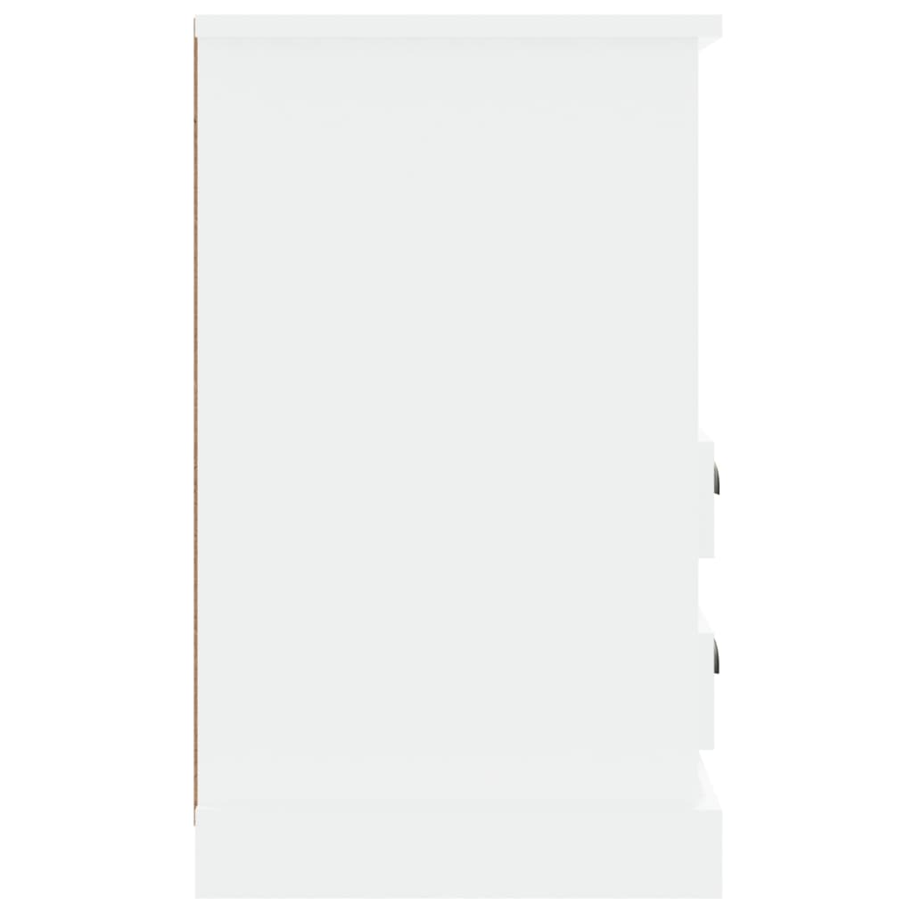 vidaXL Noptieră, alb, 43x36x60 cm