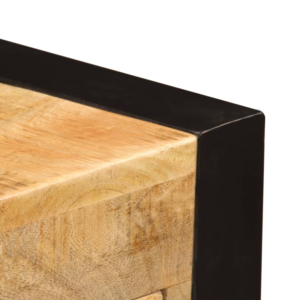 vidaXL Birou cu 2 sertare, 110 x 50 x 77 cm, lemn masiv de mango