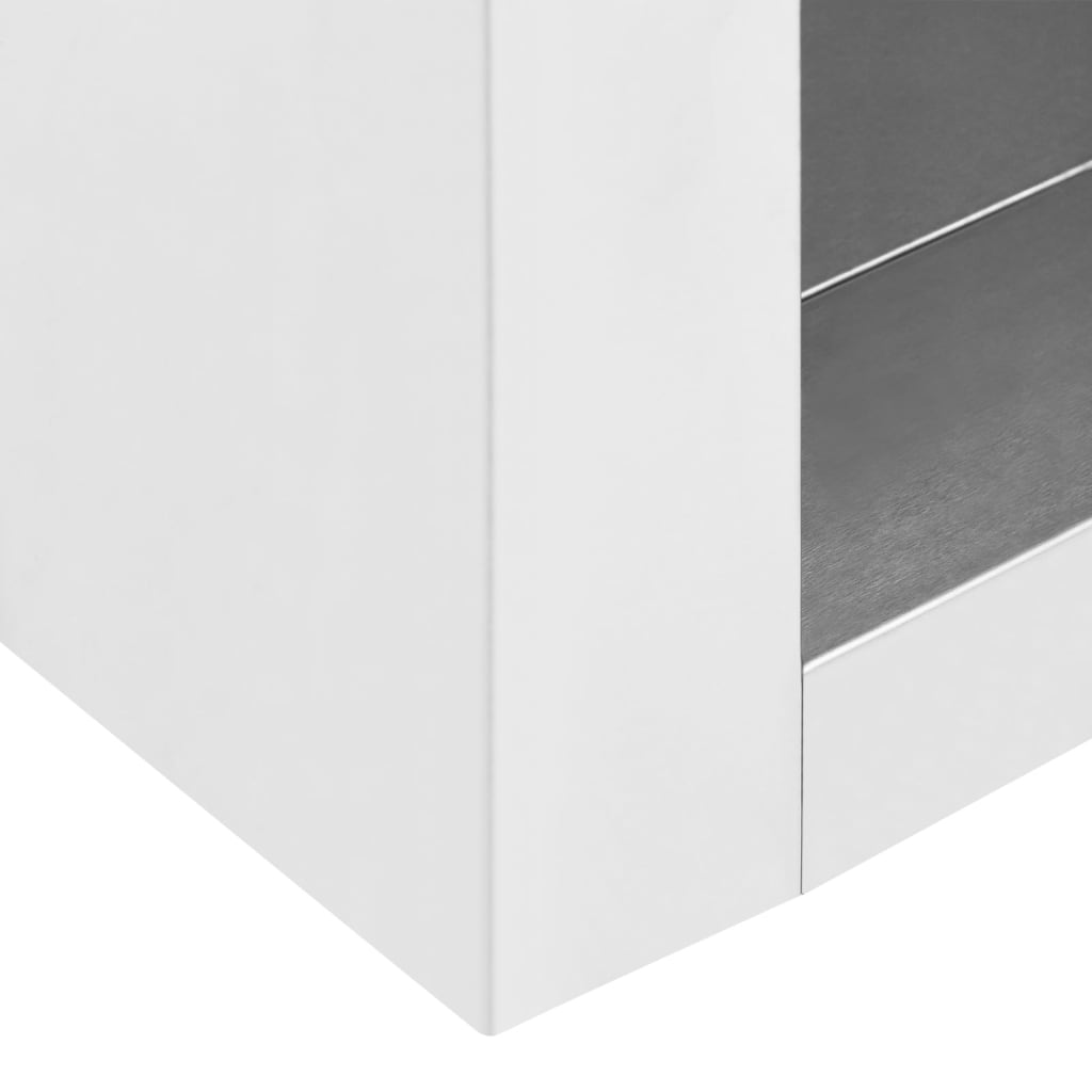 vidaXL Dulap de perete pentru bucătărie, 90x40x50 cm, oțel inoxidabil