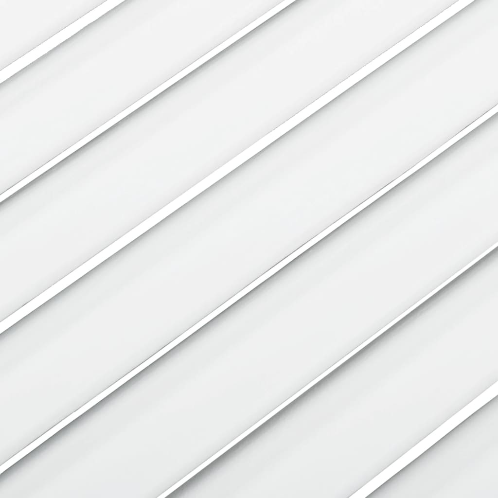vidaXL Uși dulap design lambriu 2 buc. alb 61,5x59,4 cm lemn masiv pin