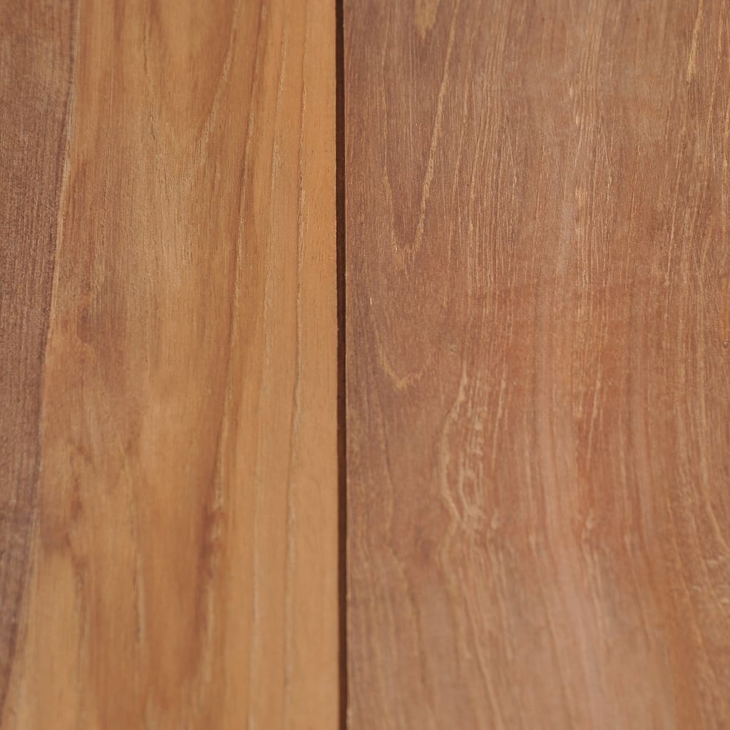 vidaXL Masă din lemn masiv de tec cu finisaj natural, 180 x 90 x 76 cm