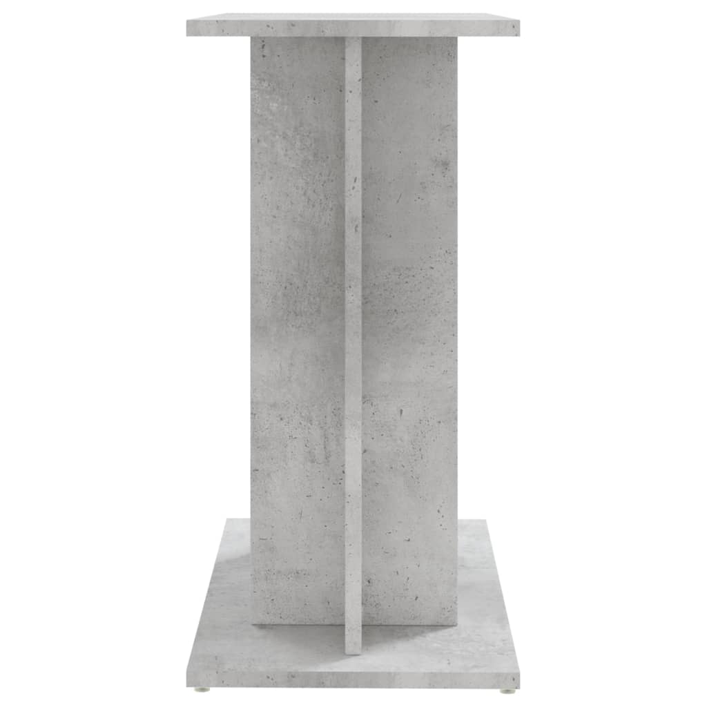 vidaXL Suport acvariu, gri beton, 60x30x60 cm, lemn prelucrat
