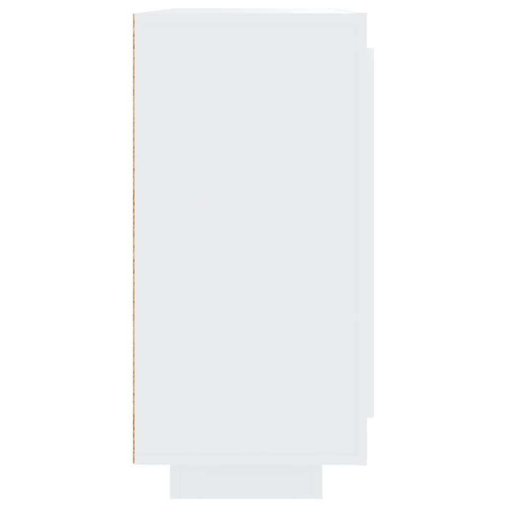 vidaXL Servantă, alb, 92x35x75 cm, lemn compozit