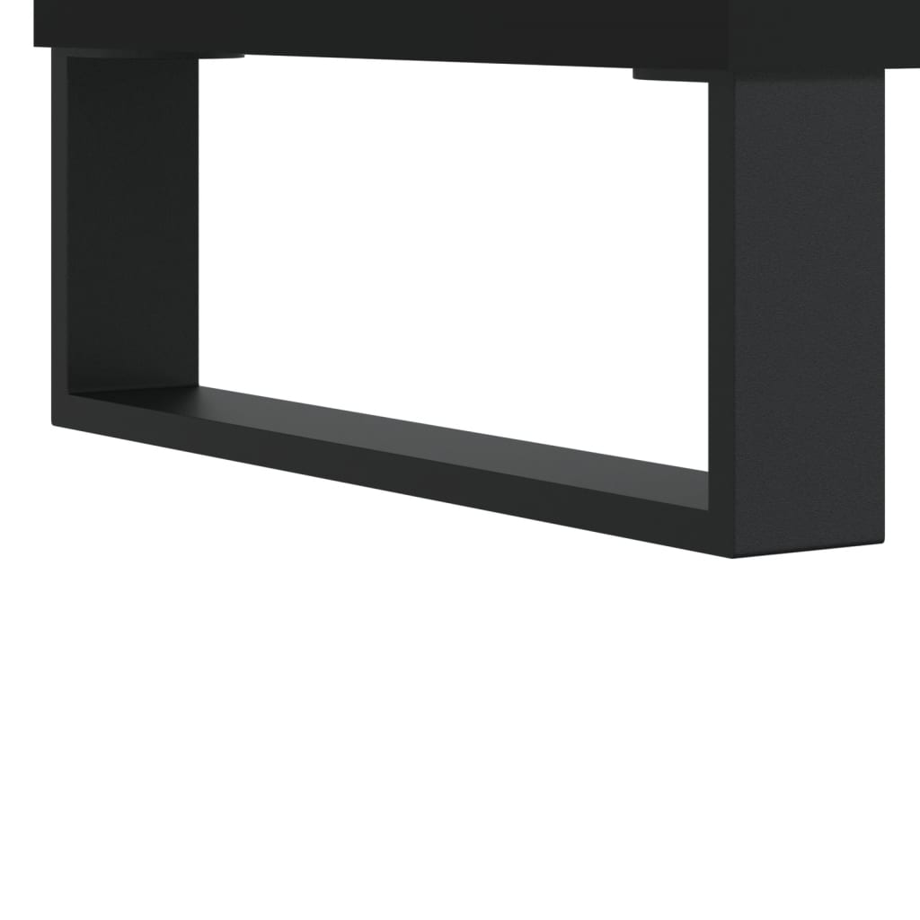 vidaXL Servantă, negru, 40x35x70 cm, lemn prelucrat