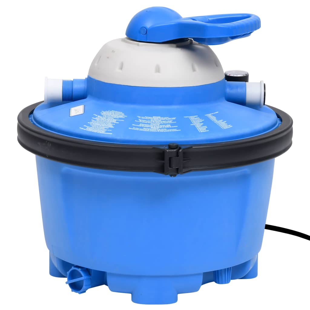 vidaXL Pompă cu filtru nisip albastru/negru 385x620x432 mm 200 W 25 L