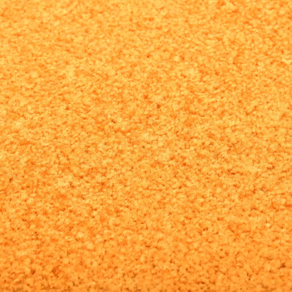 vidaXL Covoraș de ușă lavabil portocaliu 90x120 cm