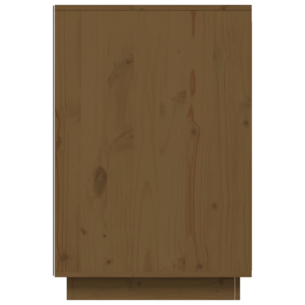 vidaXL Birou, maro miere, 140x50x75 cm, lemn masiv de pin