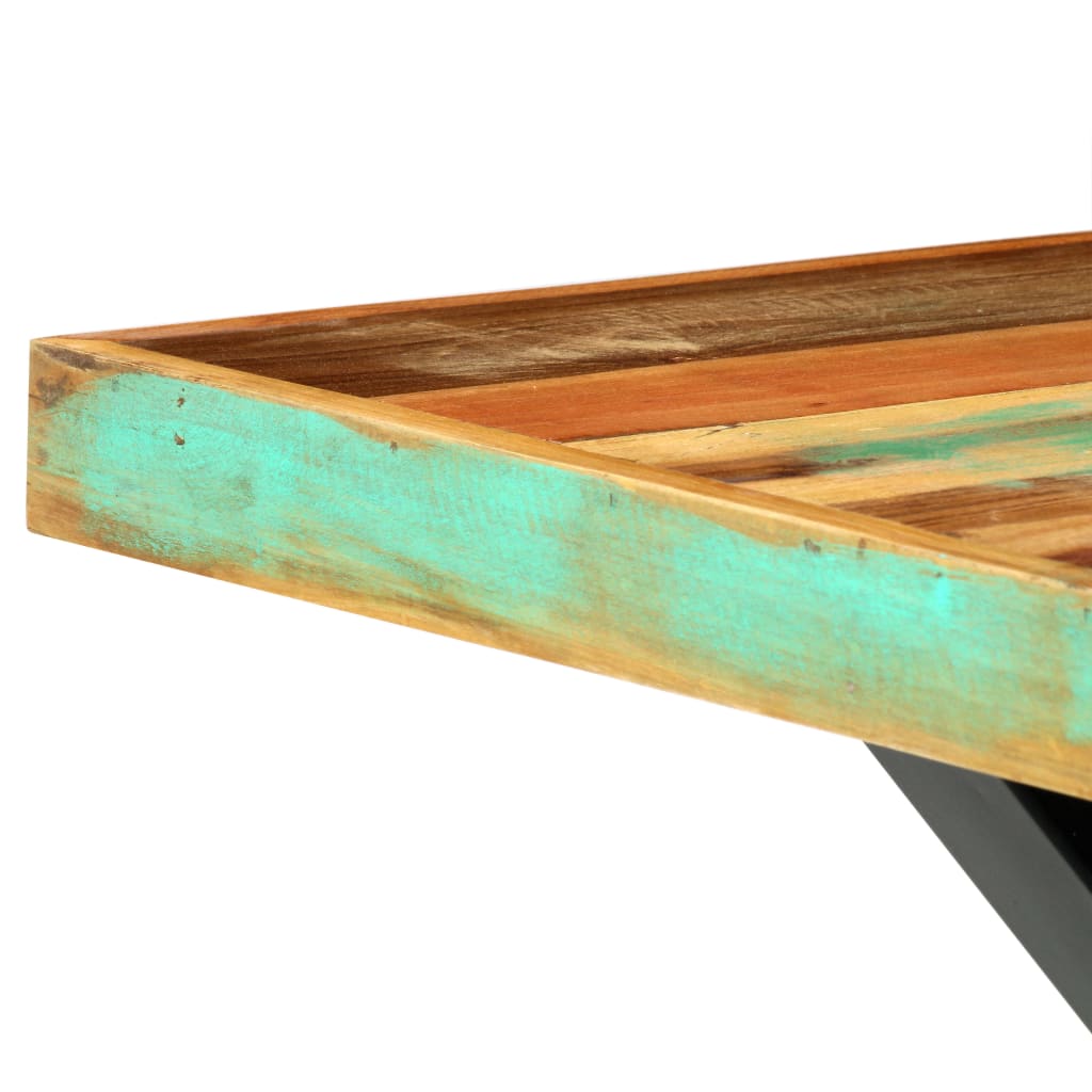 vidaXL Masă de bucătărie, 180 x 90 x 76 cm, lemn masiv reciclat