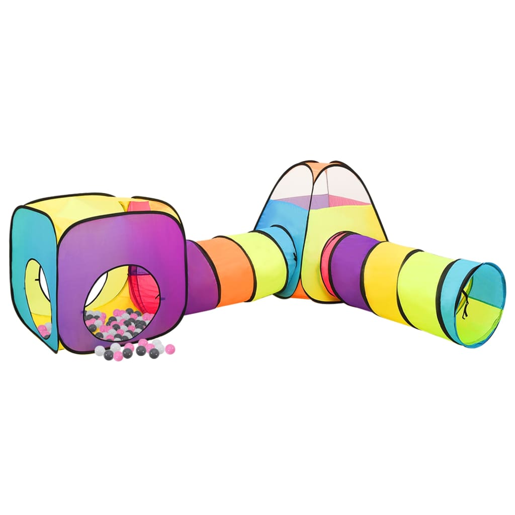 vidaXL Cort de joacă pentru copii, 250 bile, multicolor, 190x264x90 cm