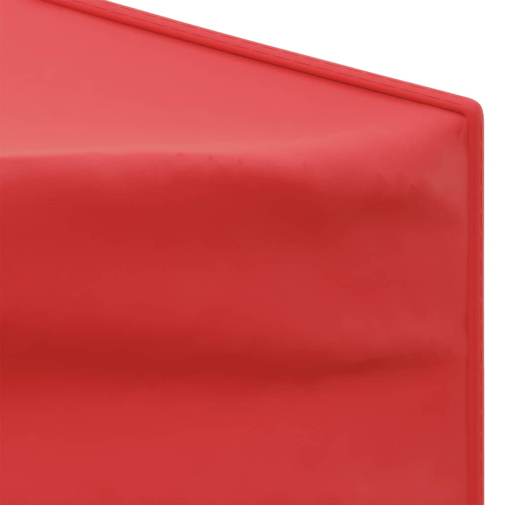 vidaXL Cort pliabil pentru petrecere, pereți laterali, roșu, 2x2 m