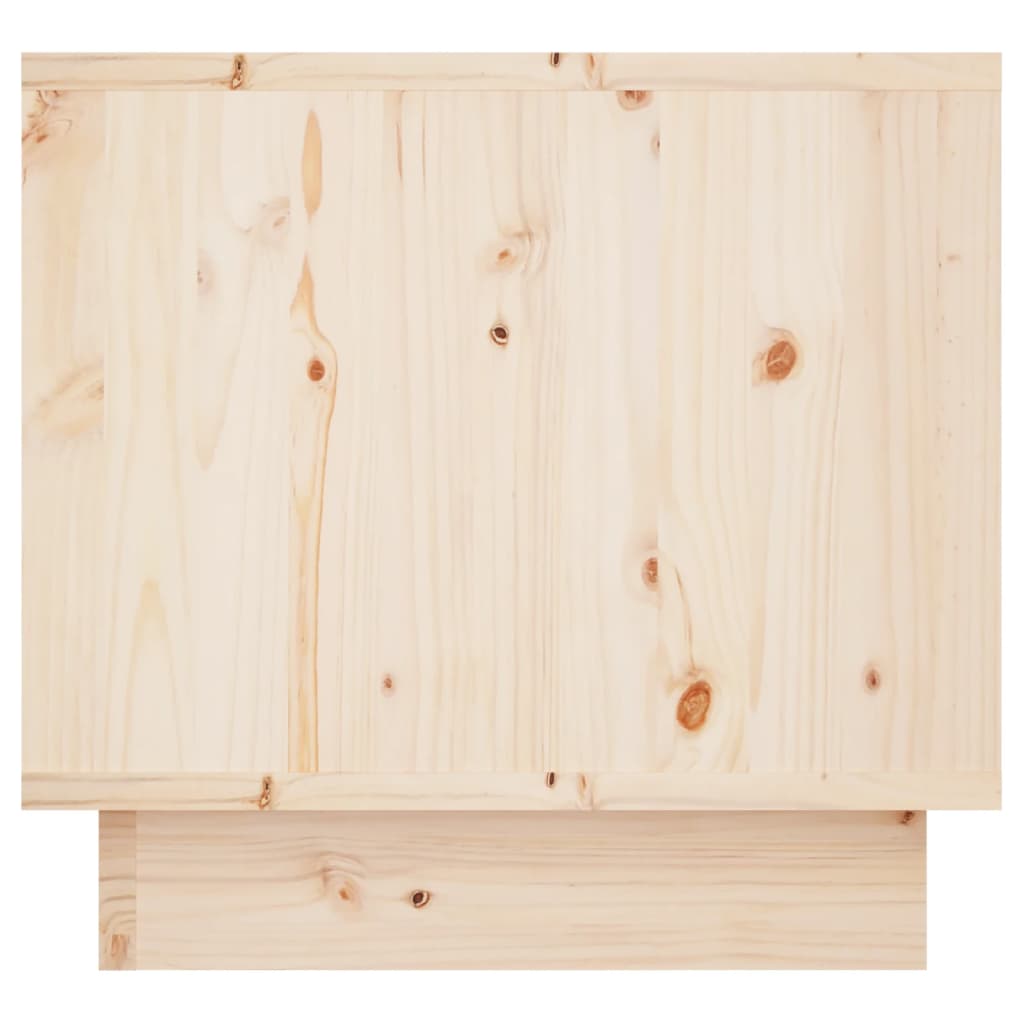 vidaXL Noptieră, 35x34x32 cm, lemn masiv de pin