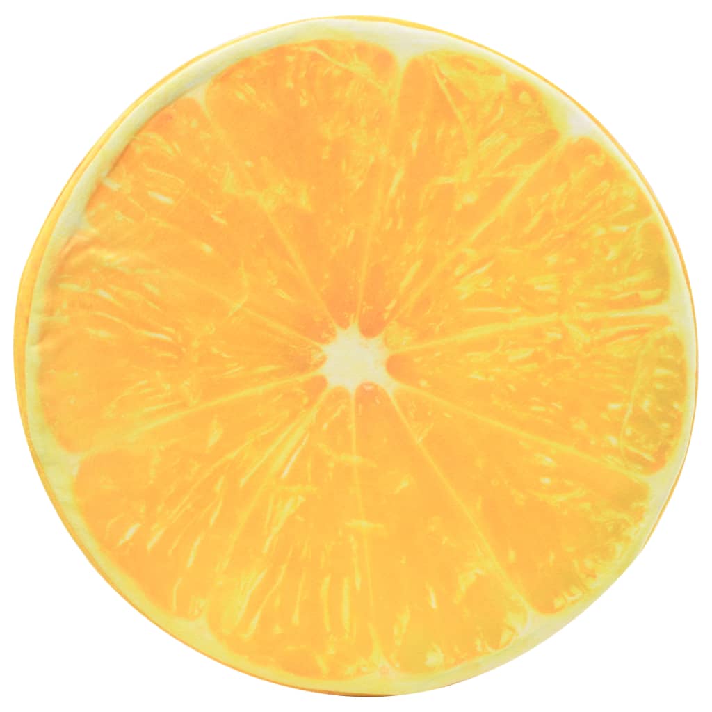 vidaXL Perne decorative, 2 buc., imprimeu cu fruct portocală