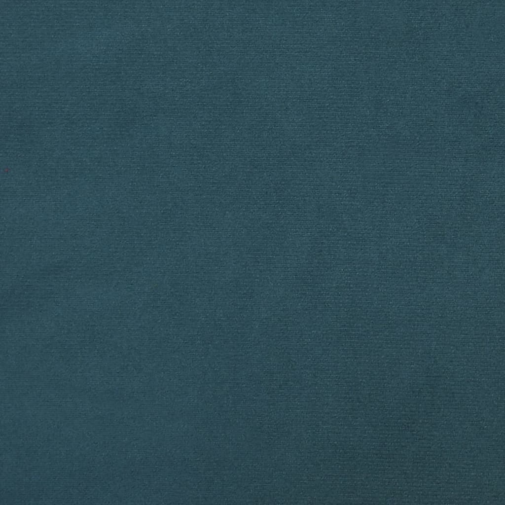 vidaXL Taburet, albastru, 78x56x32 cm, catifea