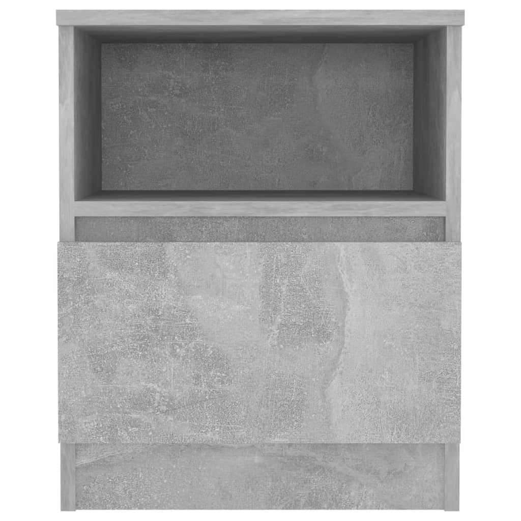 vidaXL Noptieră, gri beton, 40x40x50 cm ,PAL